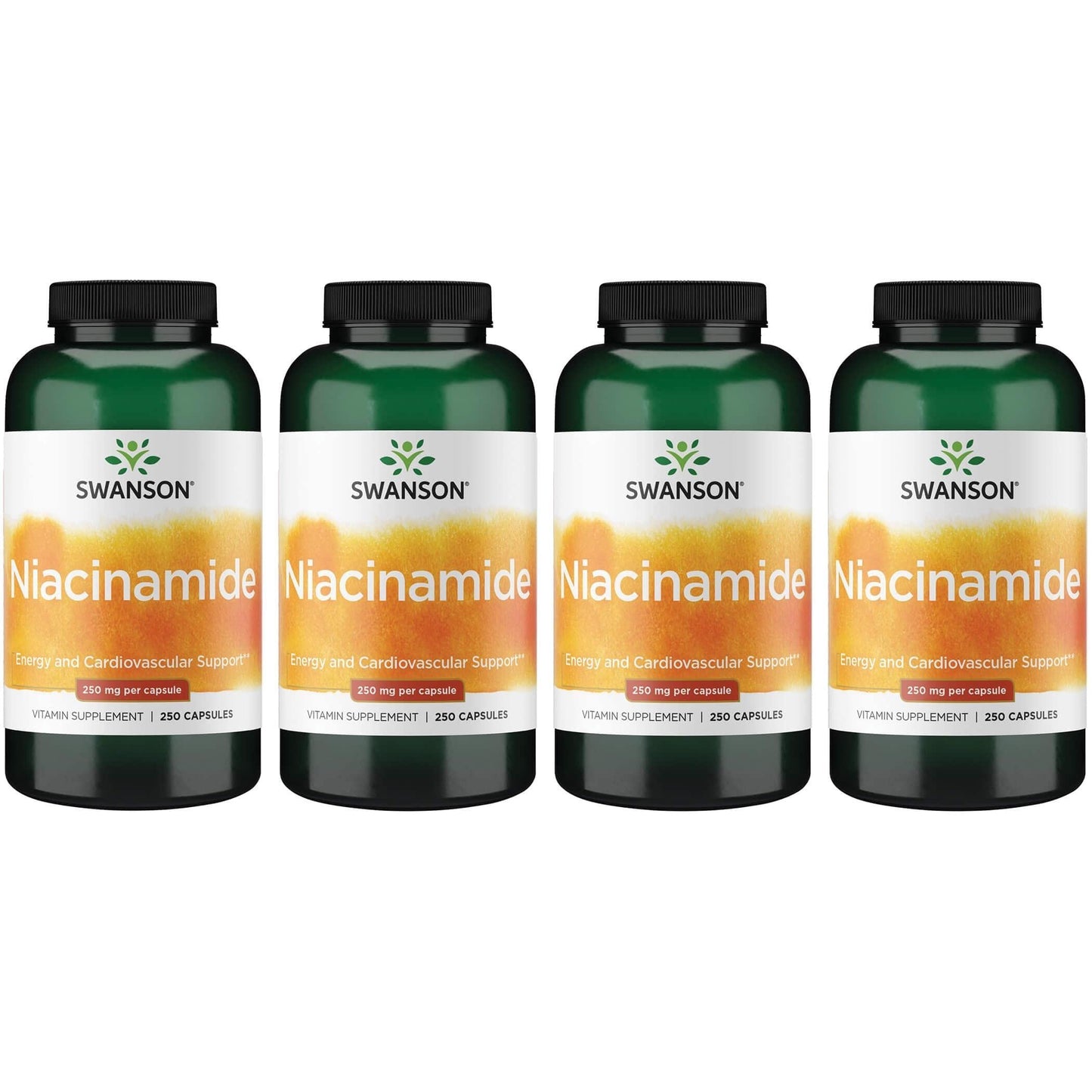 Swanson niacinamida cápsulas suplemento vitamina b3 250 mg
