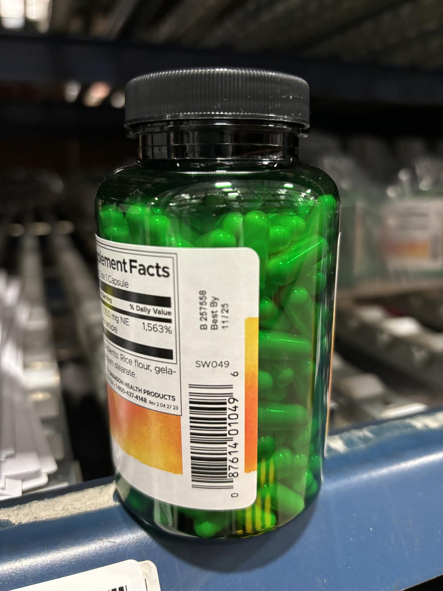Swanson suplemento vitamina B3 para soporte de salud y energía