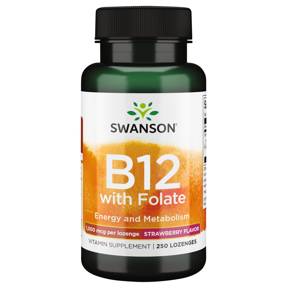 Swanson vitamina B-12 1000 mcg botella 250 pastillas
