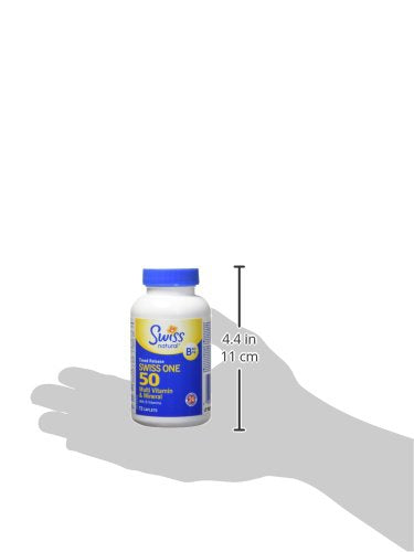 Swiss One 50 multivitaminas tamaño mano