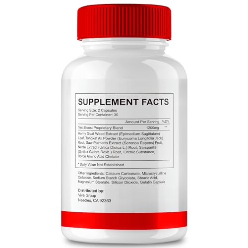 Tabla hechos nutricionales suplemento BioPeak de VIVE MD