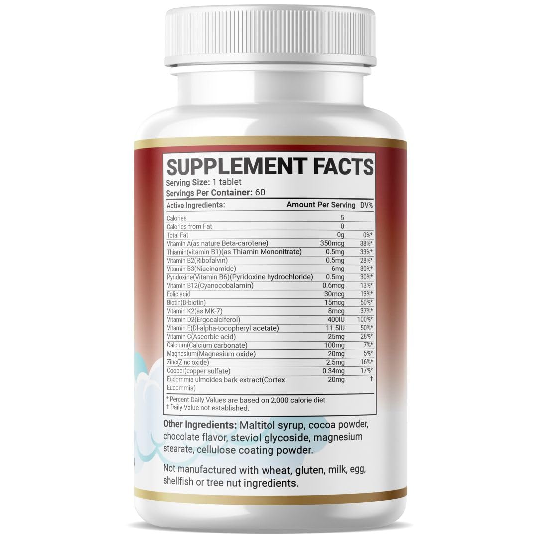 Tabla de ingredientes del suplemento multivitamínico infantil de Organic Strength