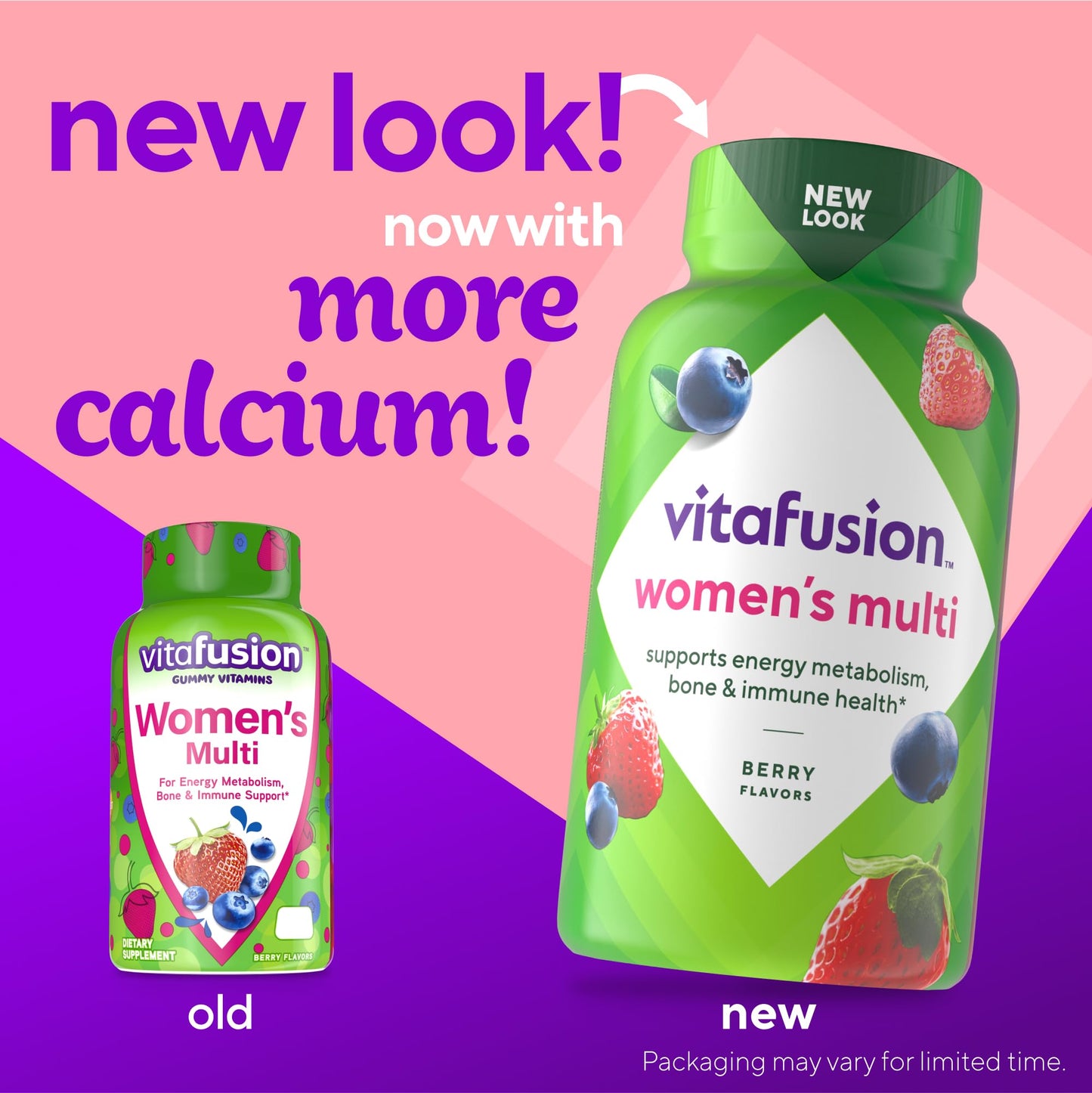 Tabla de nutrientes de Vitafusion Women's Multi