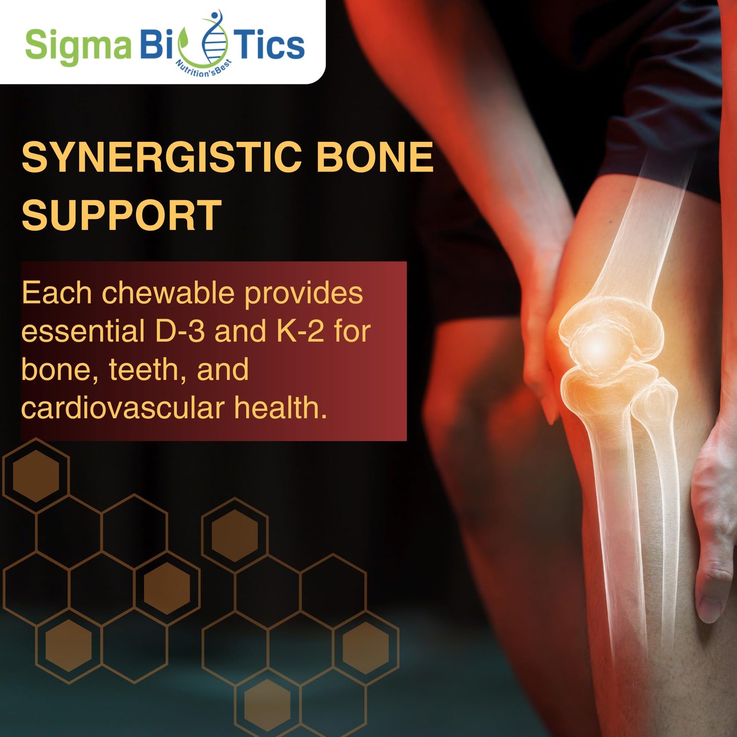 Tablet masticable apoyo sistema inmunológico SigmaBiotics