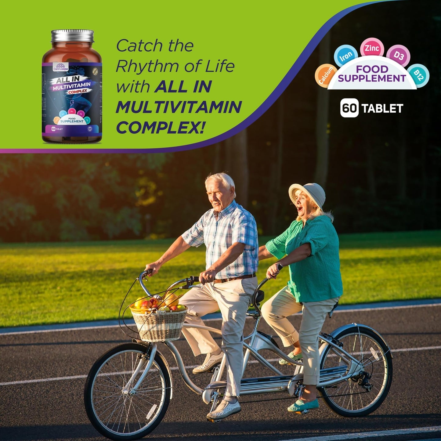 Tablet multivitamínico para soporte nutricional completo en adultos