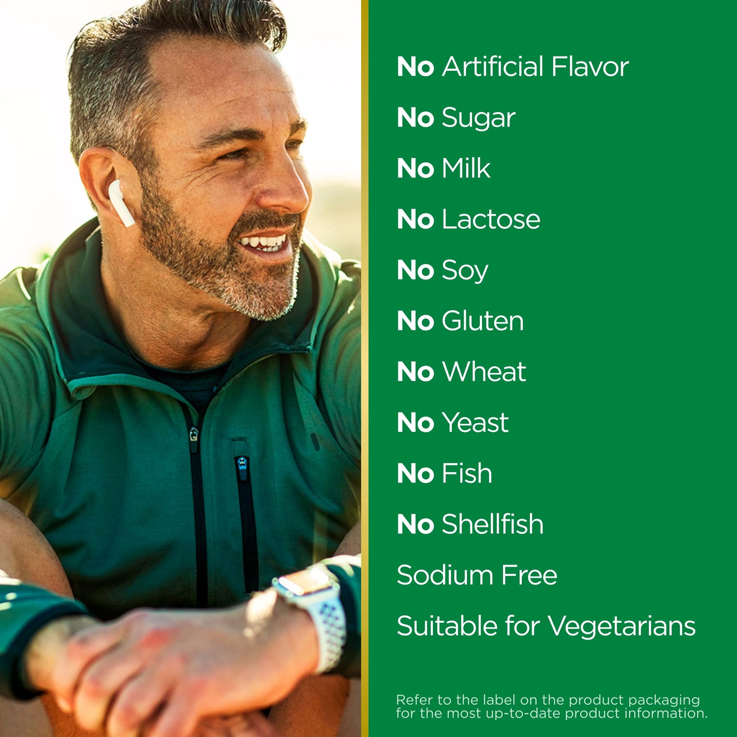Tablet vitamin B12 Nature's Bounty lado empaque