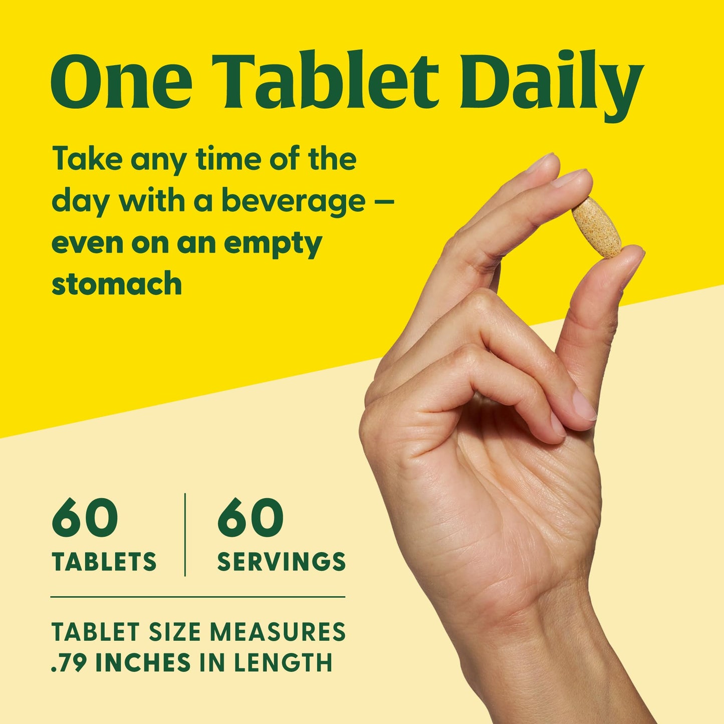 Tableta diaria de MegaFood multivitamínico hombre 40+