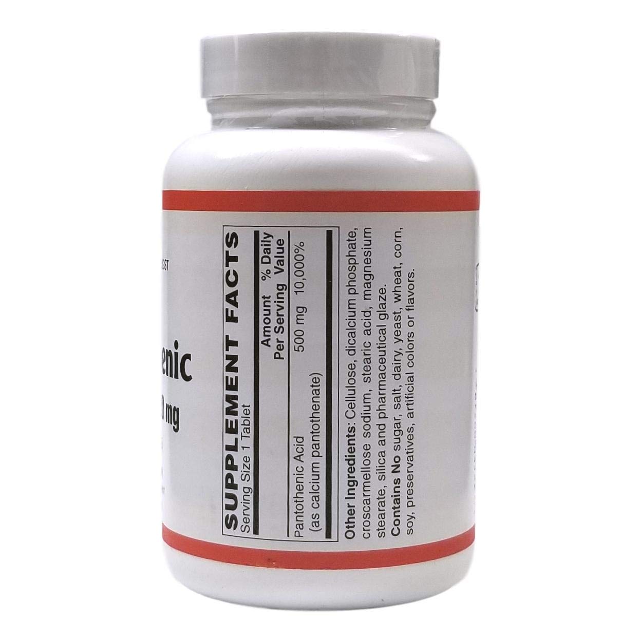 Tabletas ácido pantoténico Holistic Health International 100