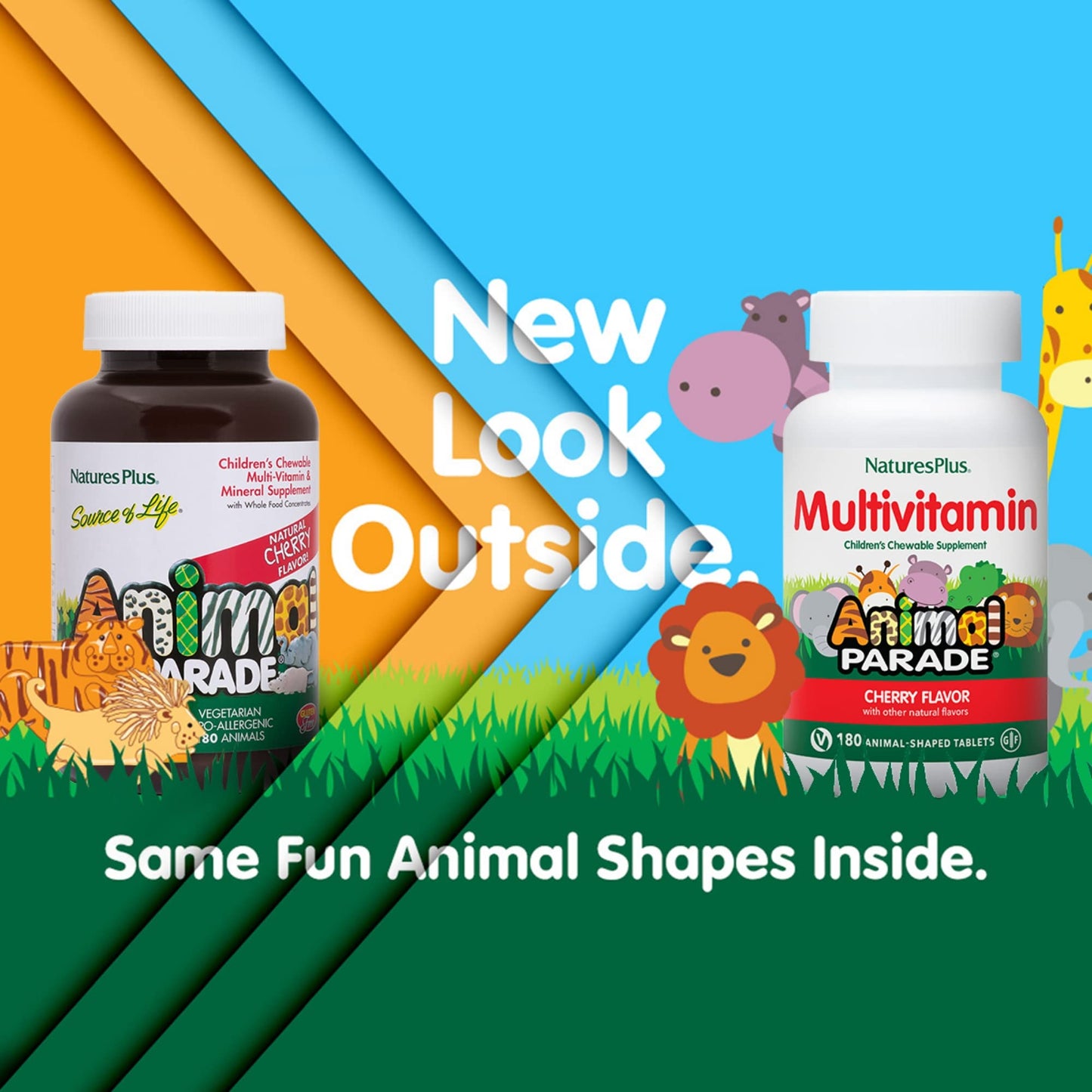 Tabletas con forma de animales multivitamínico para niños