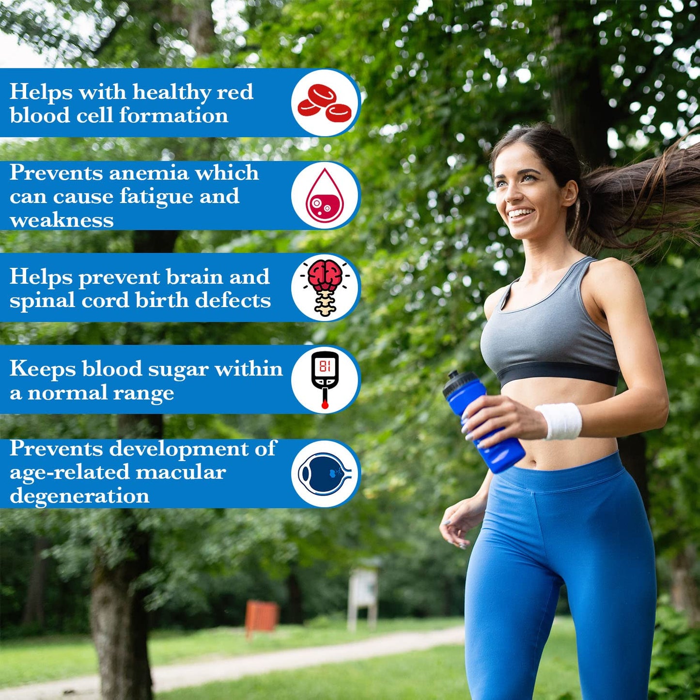 Tabletas bien definidas Wellgenix B12 sublingual multivitaminas