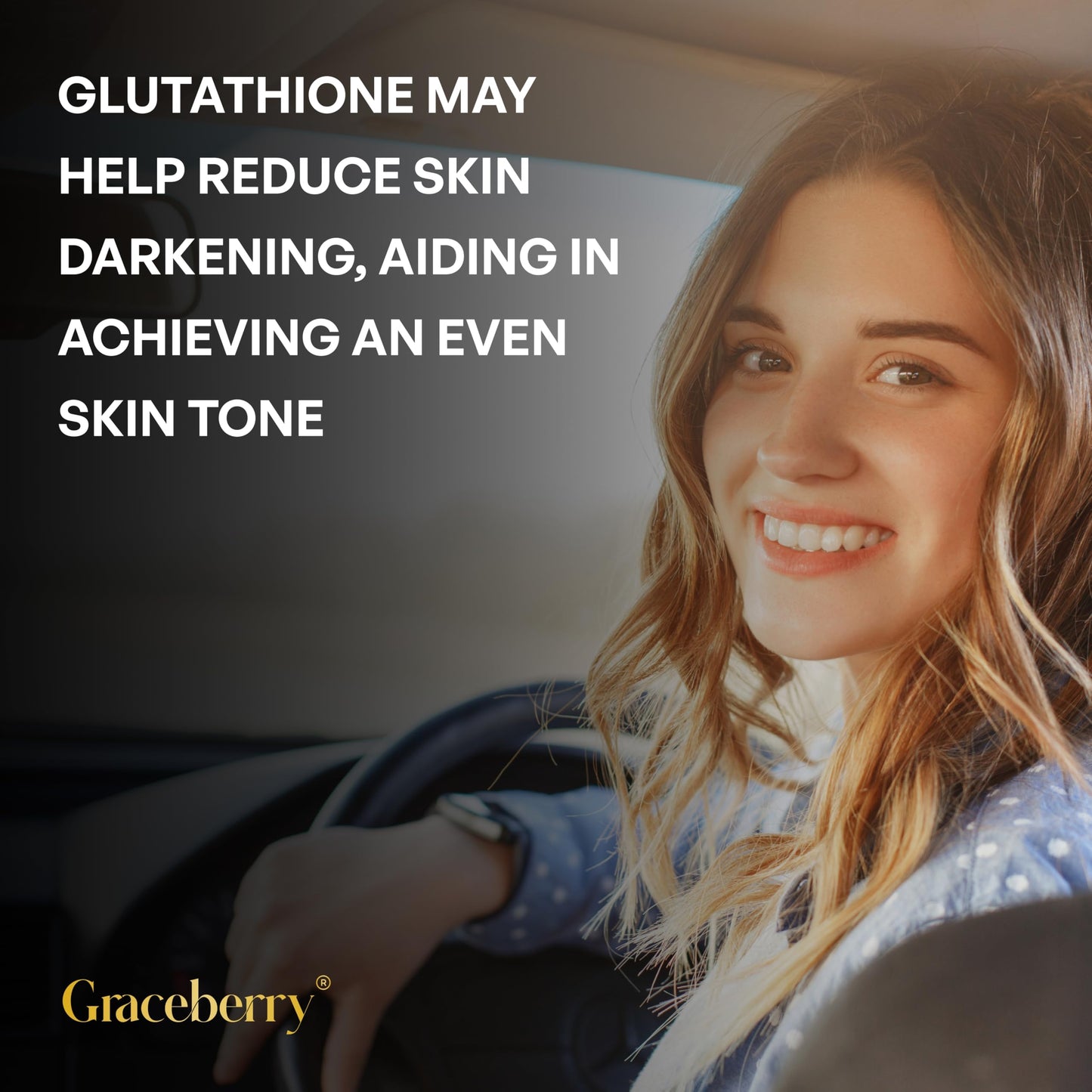 Tabletas efervescentes Graceberry glutatión vitamina c para salud piel