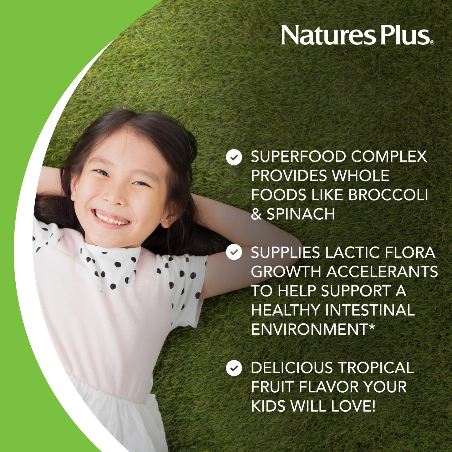 Tabletas de formas de animales KidGreenz sabor tropical