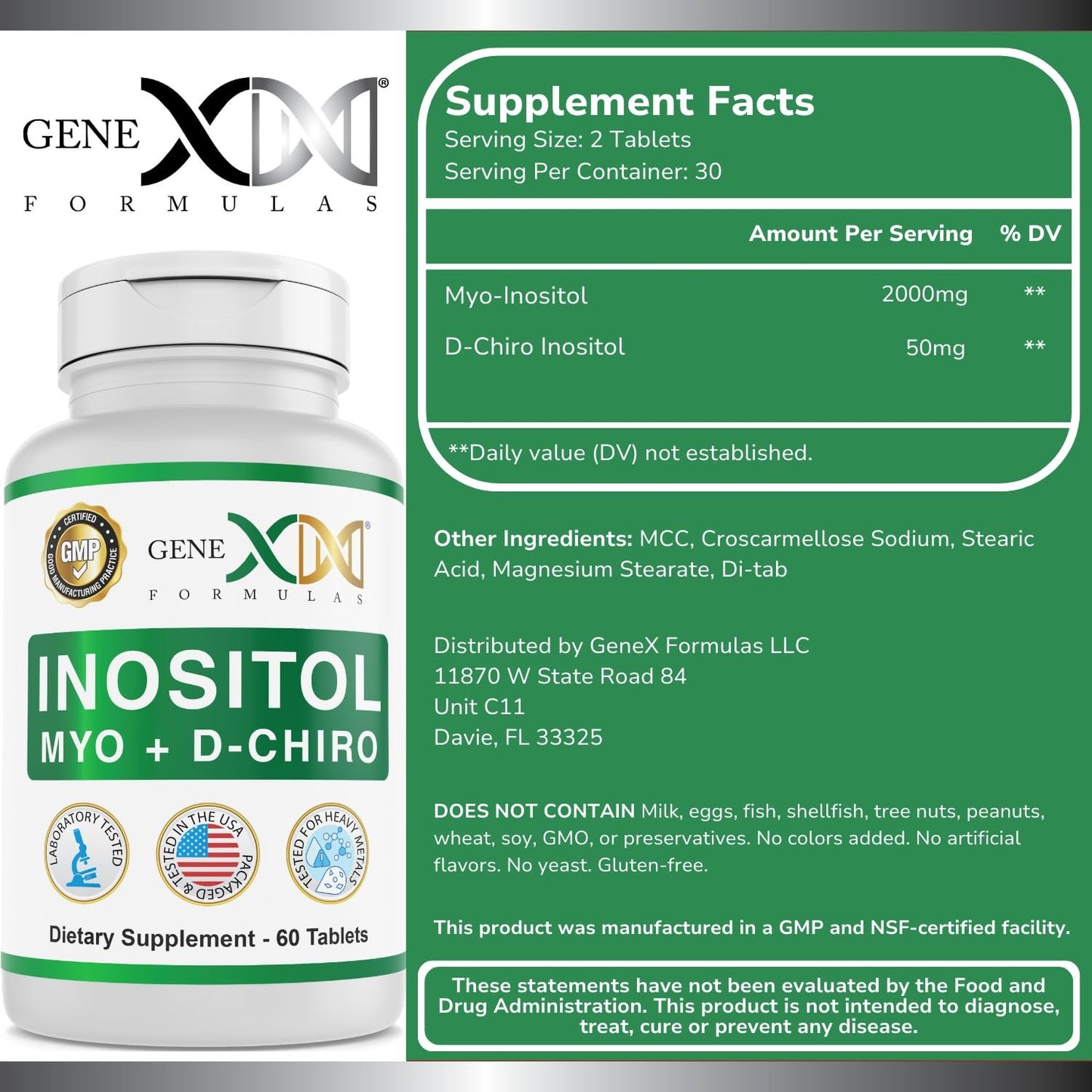 Tabletas de Genex Formulas para equilibrio hormonal