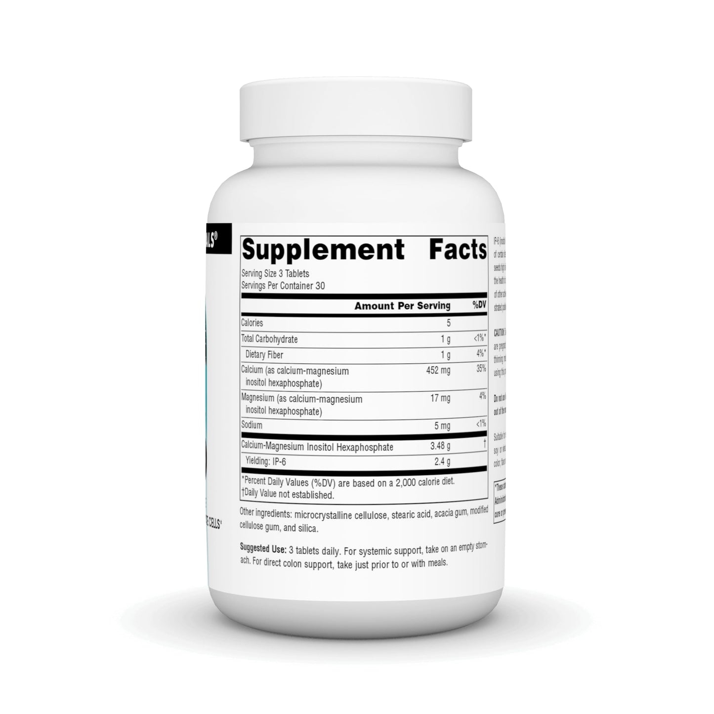Tabletas IP-6 sin alérgenos comunes para salud digestiva