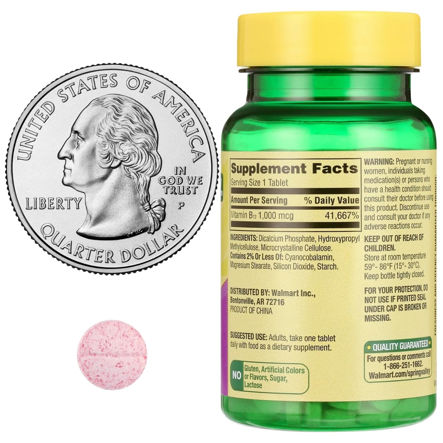 Tabletas liberación prolongada vitamina b12 para energía y cerebro