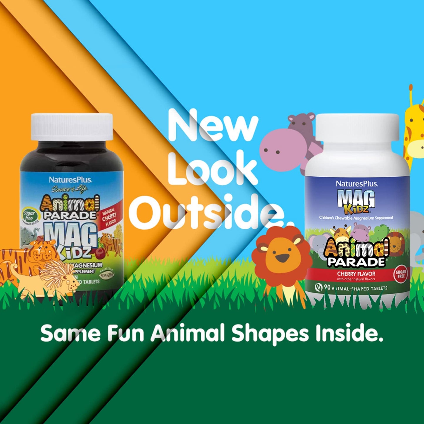 Tabletas masticables Animal Parade MagKidz magnesio
