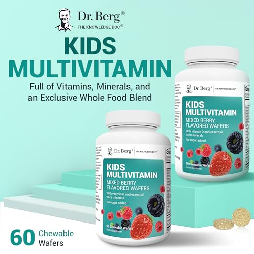 Tabletas masticables Dr. Berg para niños sin azúcar añadida