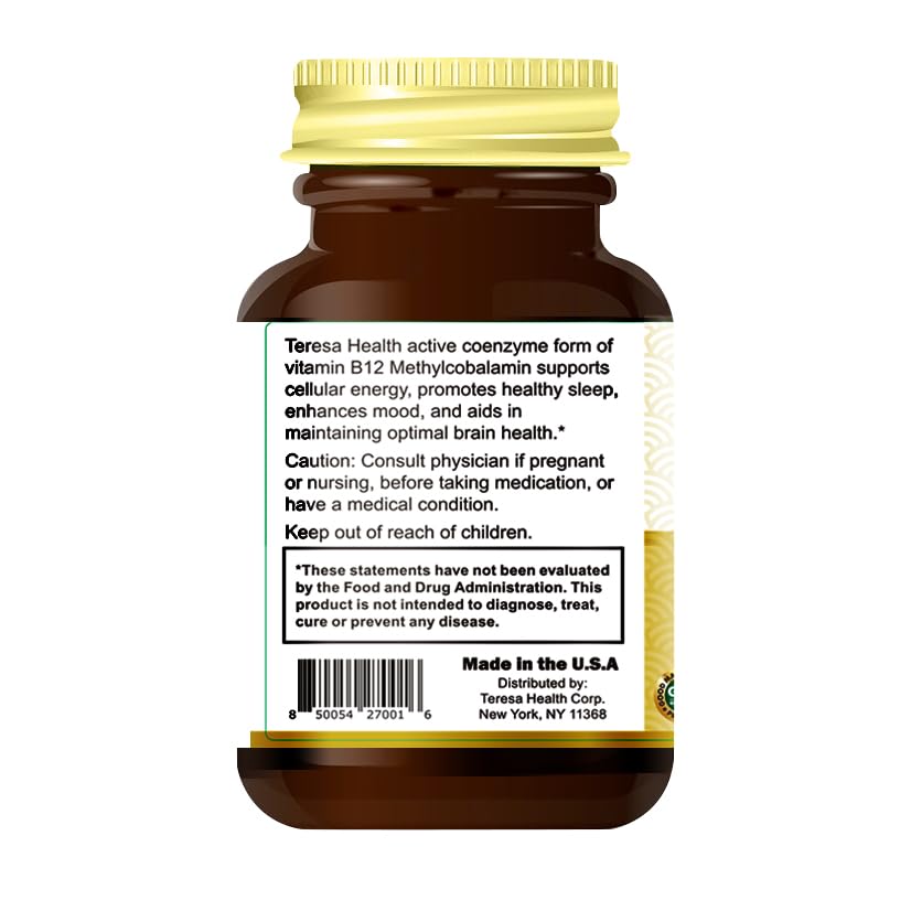 Tabletas masticables Teresa Health Metilcobalamina 5000mcg