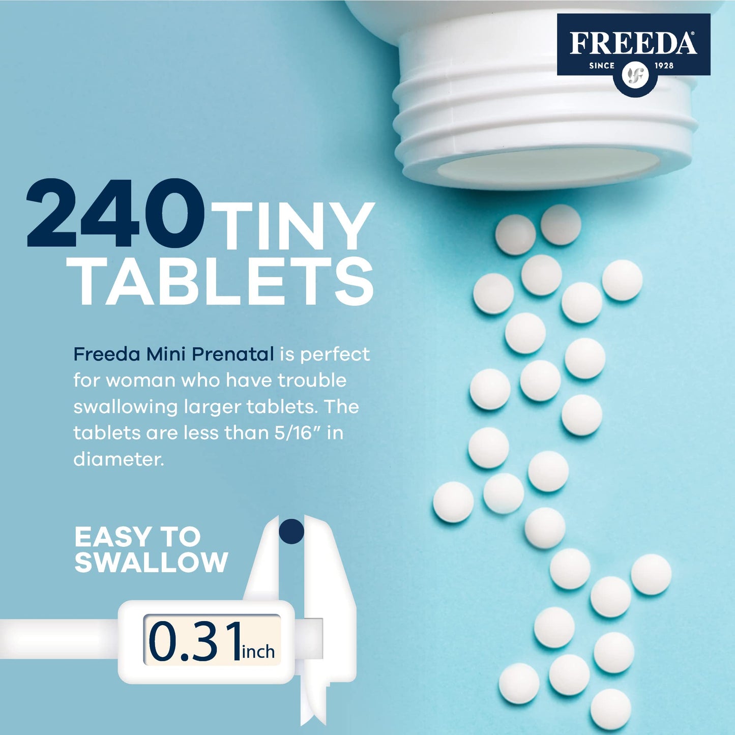 tabletas mini prenatal freeda kosher para embarazadas
