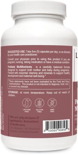 Tabletas multivitamínicas sin gluten y sin OMG para mujeres embarazadas