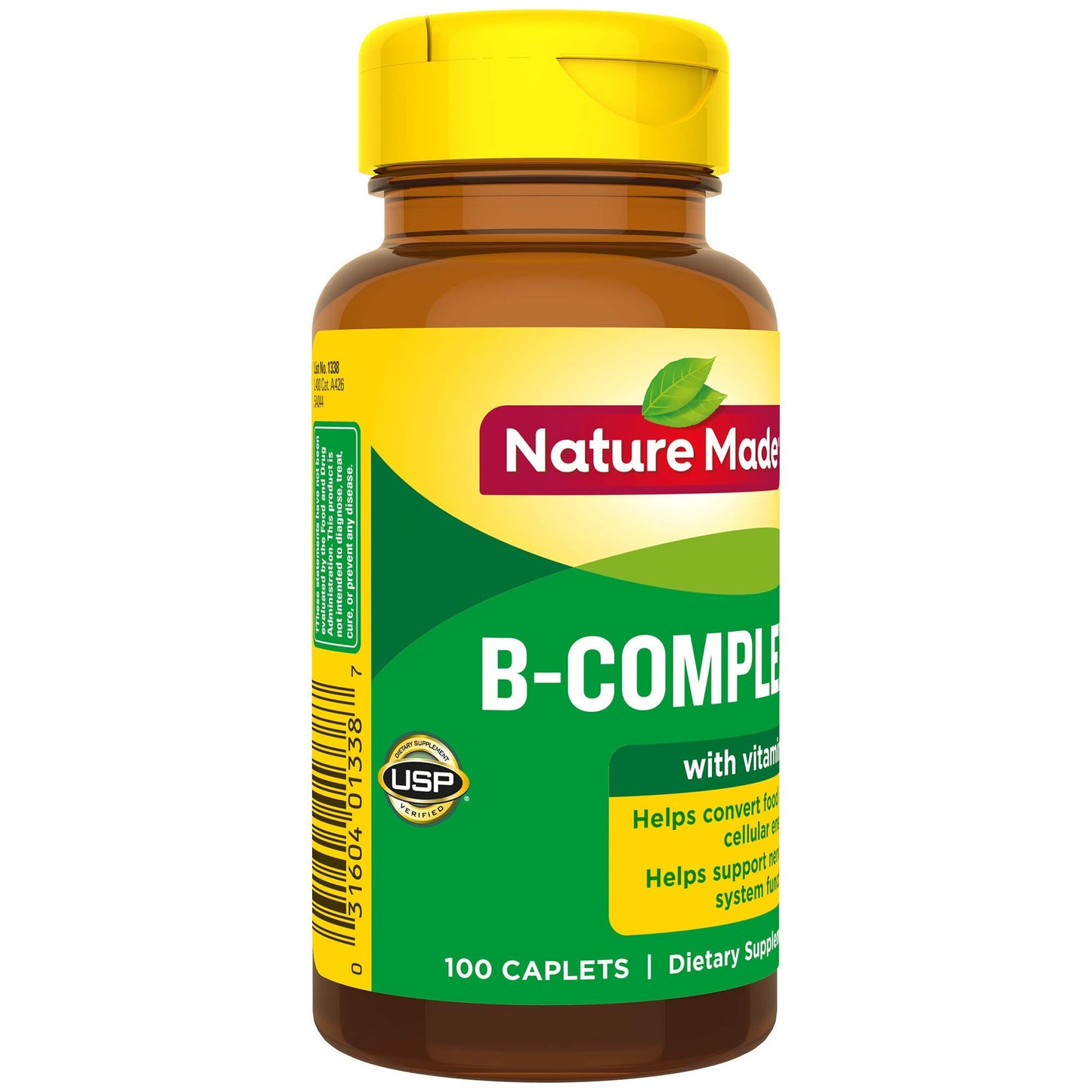 Tabletas Nature Made Complejo B con Vitamina C