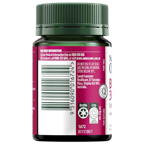 Tabletas Nature's Own biotina para fortalecer cabello