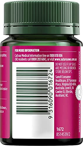 Tabletas Nature's Own biotina rosa 300mcg 100 unidades