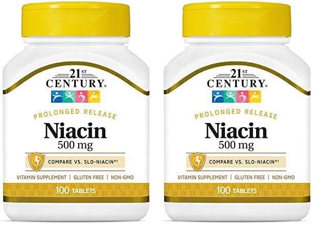 Tabletas niacina 500 mg liberación prolongada 21st century