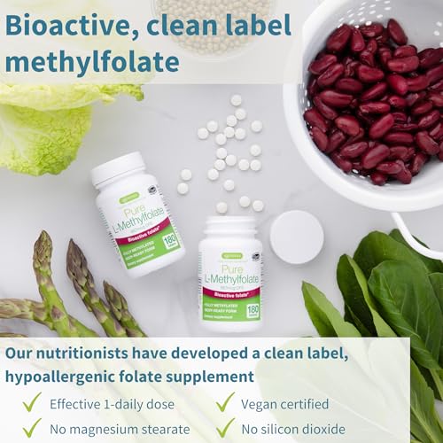 Tabletas pequeñas Igennus metilfolato 667 mcg optimizado