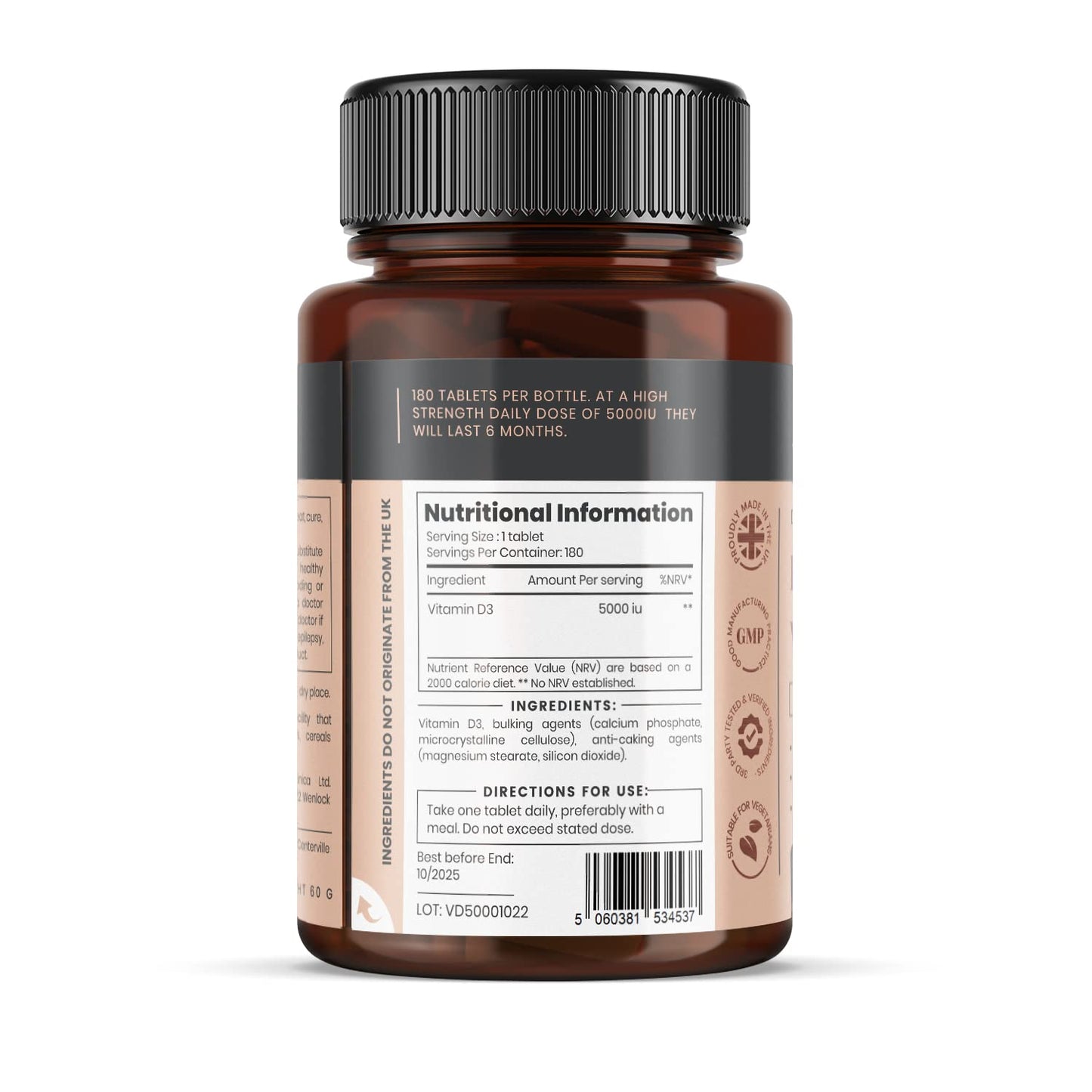 Tabletas pureclinica vitamina d3 alta potencia