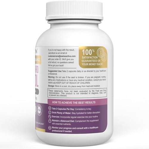 Tabletas Swiss Activa+ apoyo hormonal saludable femenina