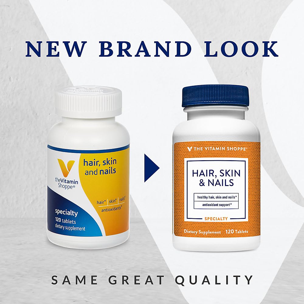 Tabletas The Vitamin Shoppe Cabello Piel y Uñas