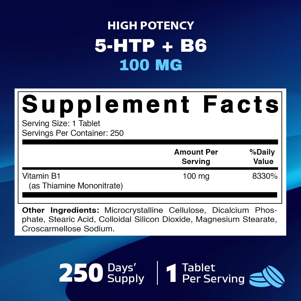 Tabletas vegetarianas Vitamatic Vitamina B1 para energía y nervios
