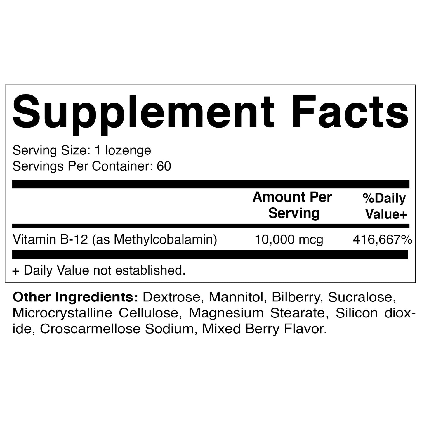 Tabletas Vitamatic vitamina B12 metilada para nutrición nerviosa