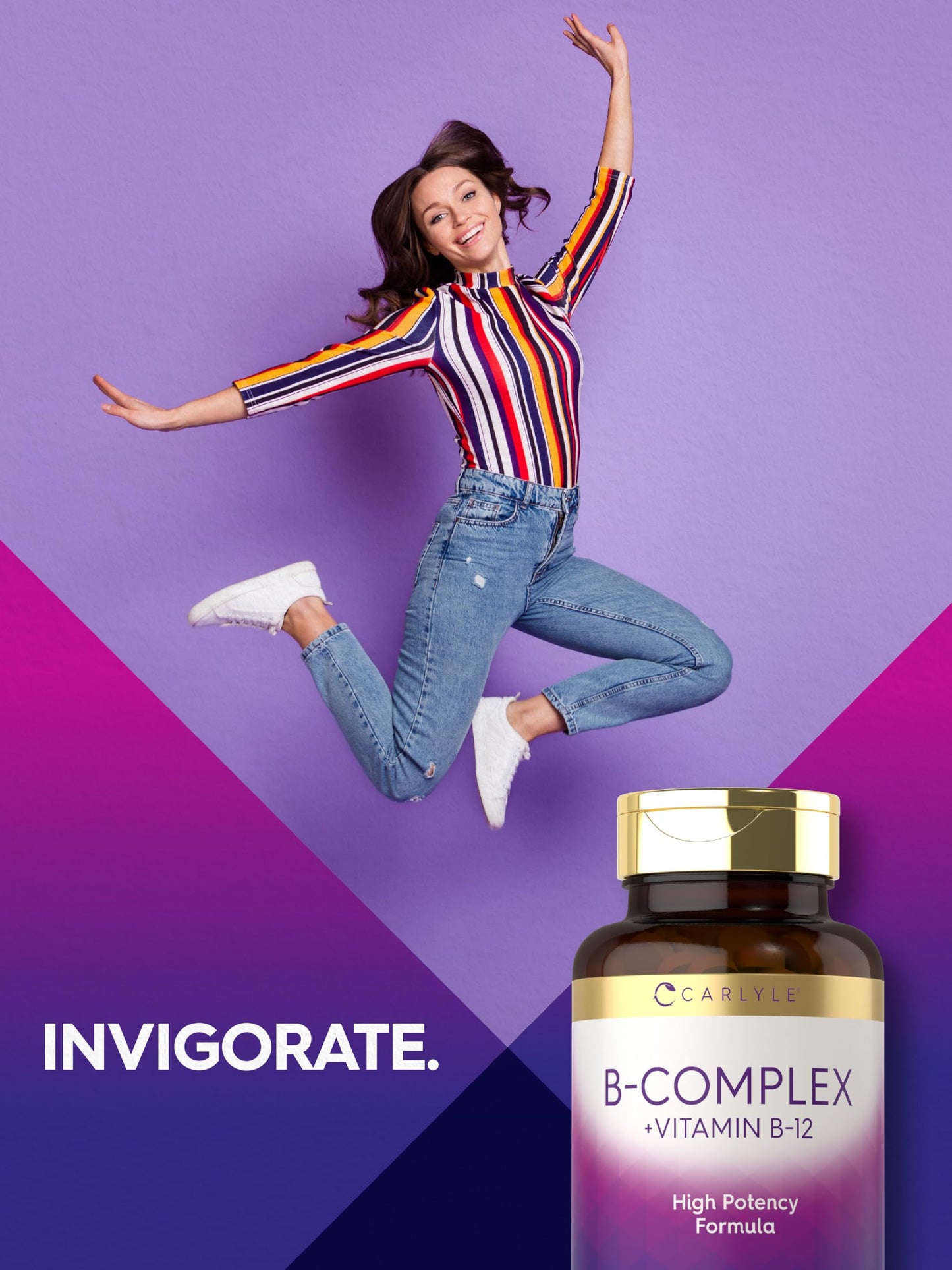 Tabletas vitamina B Carlyle sin conservadores ni saborizantes artificiales