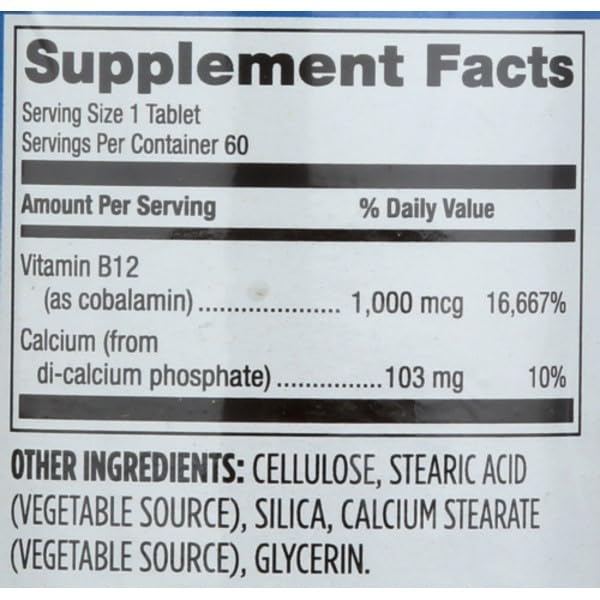Tabletas de vitamina b12 Sprouts para metabolismo y energía