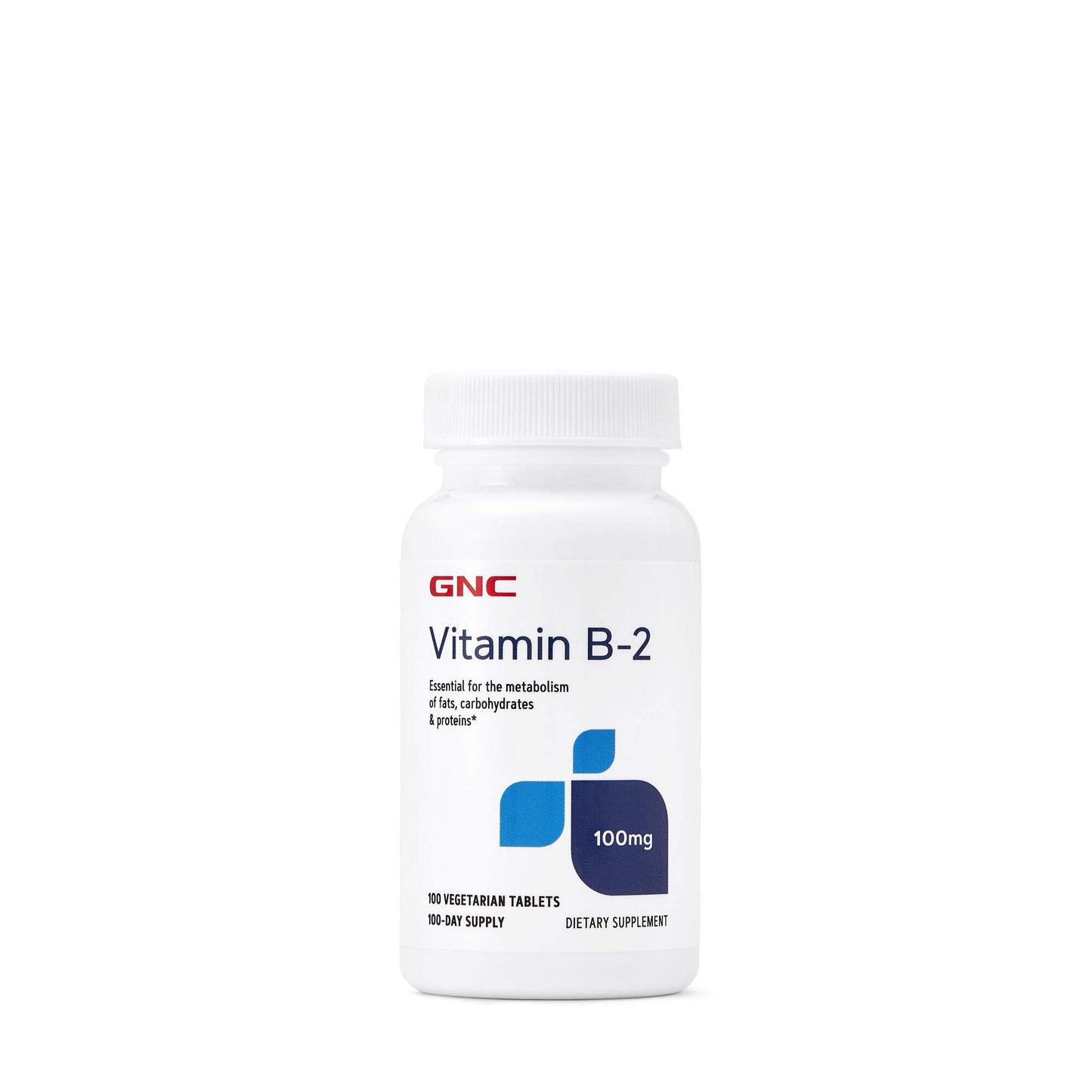 Tabletas vitamina b2 100mg GNC 100 porciones