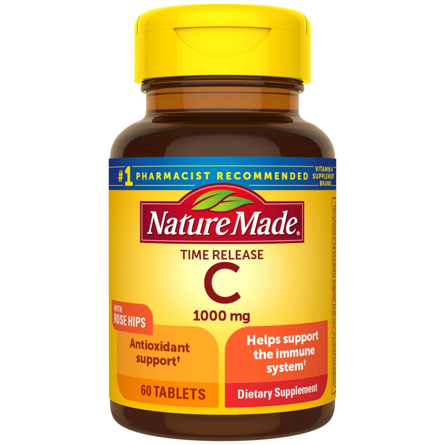 Tabletas vitamina c 1000mg liberación prolongada Nature Made 60 unidades