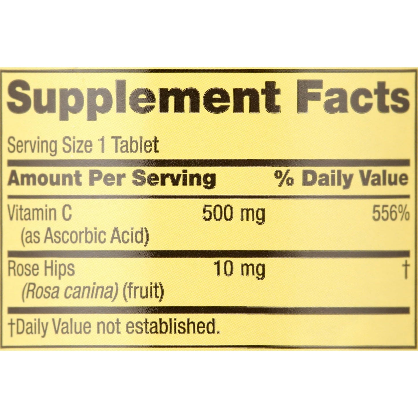 Tabletas de vitamina c y rosa mosqueta para sistema inmune