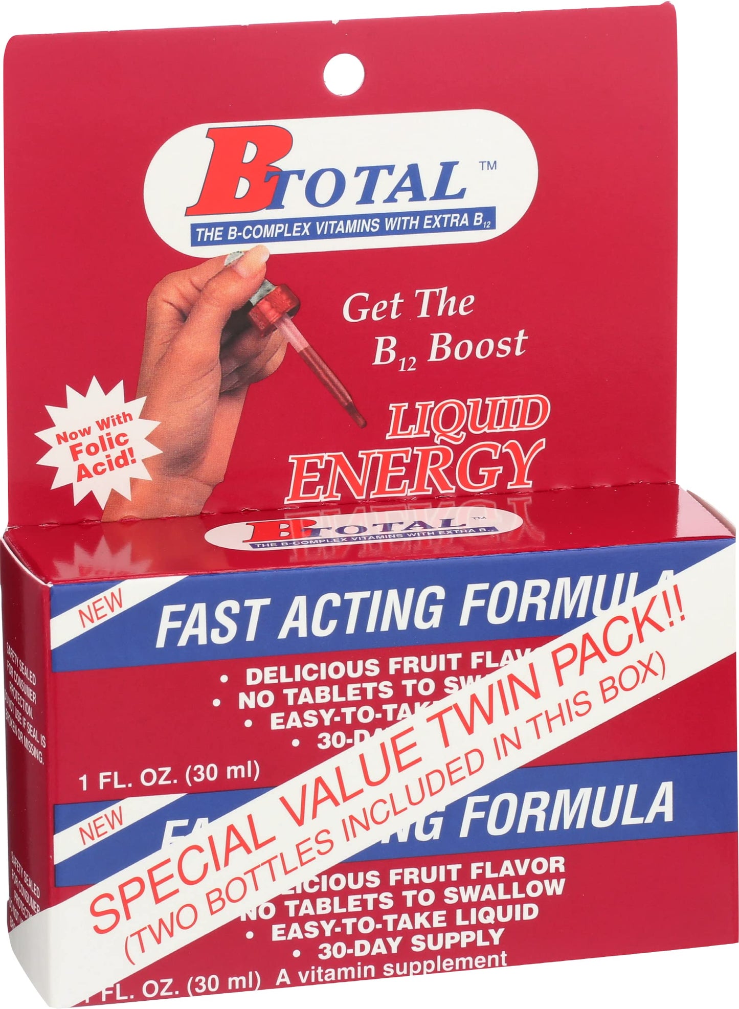 Tapa botella BTotal suplemento líquido energético