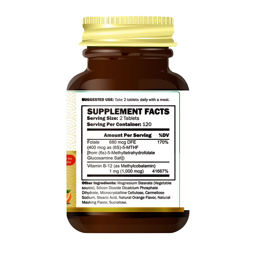 Tabletas masticables Vitamina B12 Teresa Health
