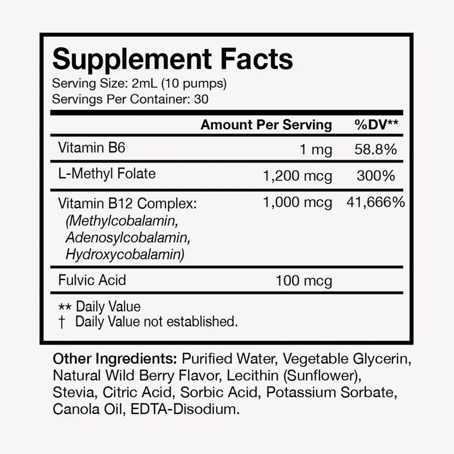 Suplemento B12 liposomal Terra Health Essentials vista lateral