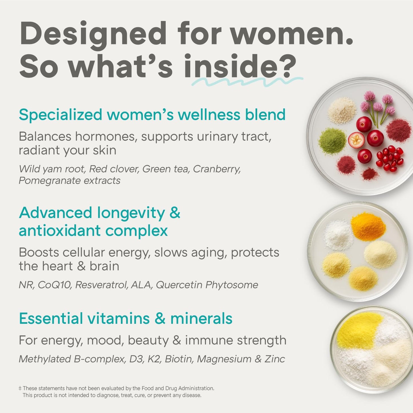 THE ORFY multivitamínico para mujeres caja frontal