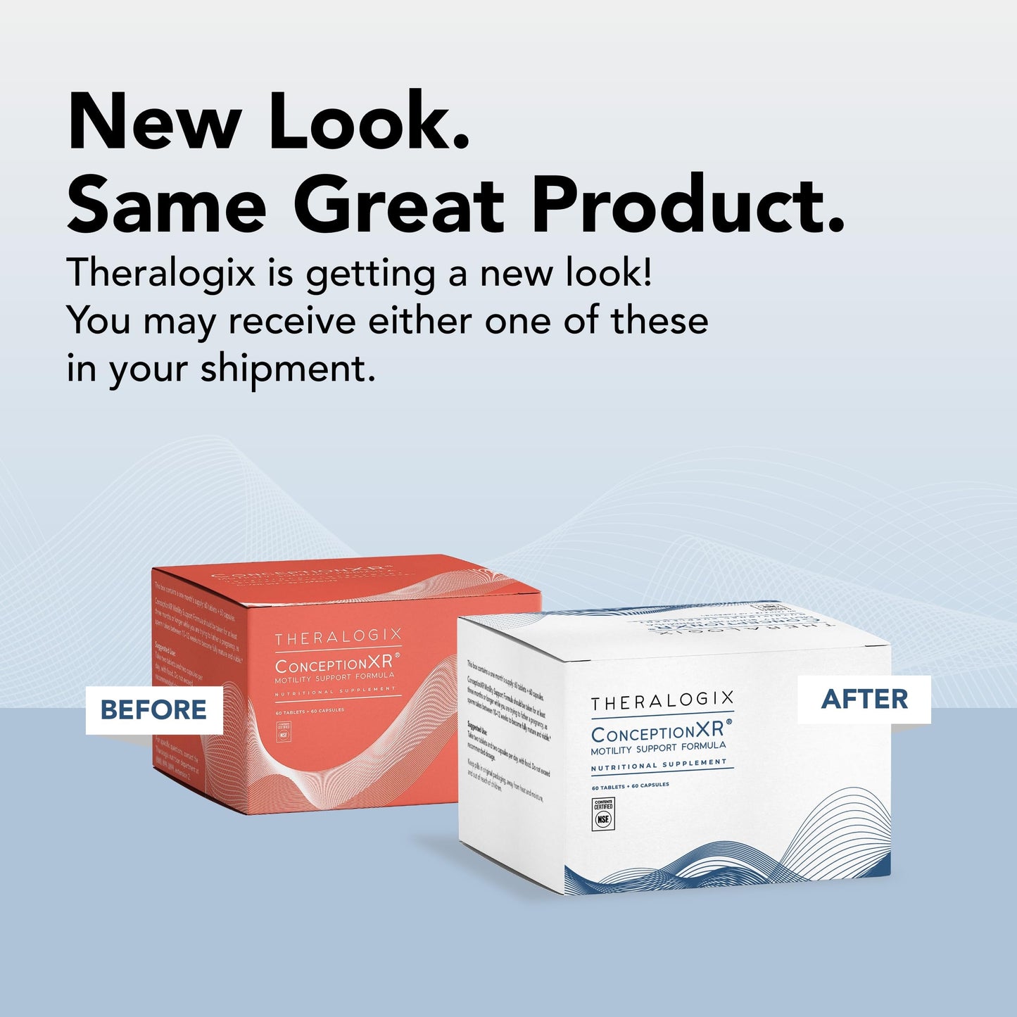 Theralogix ConceptionXR no contiene gluten ni colorantes artificiales