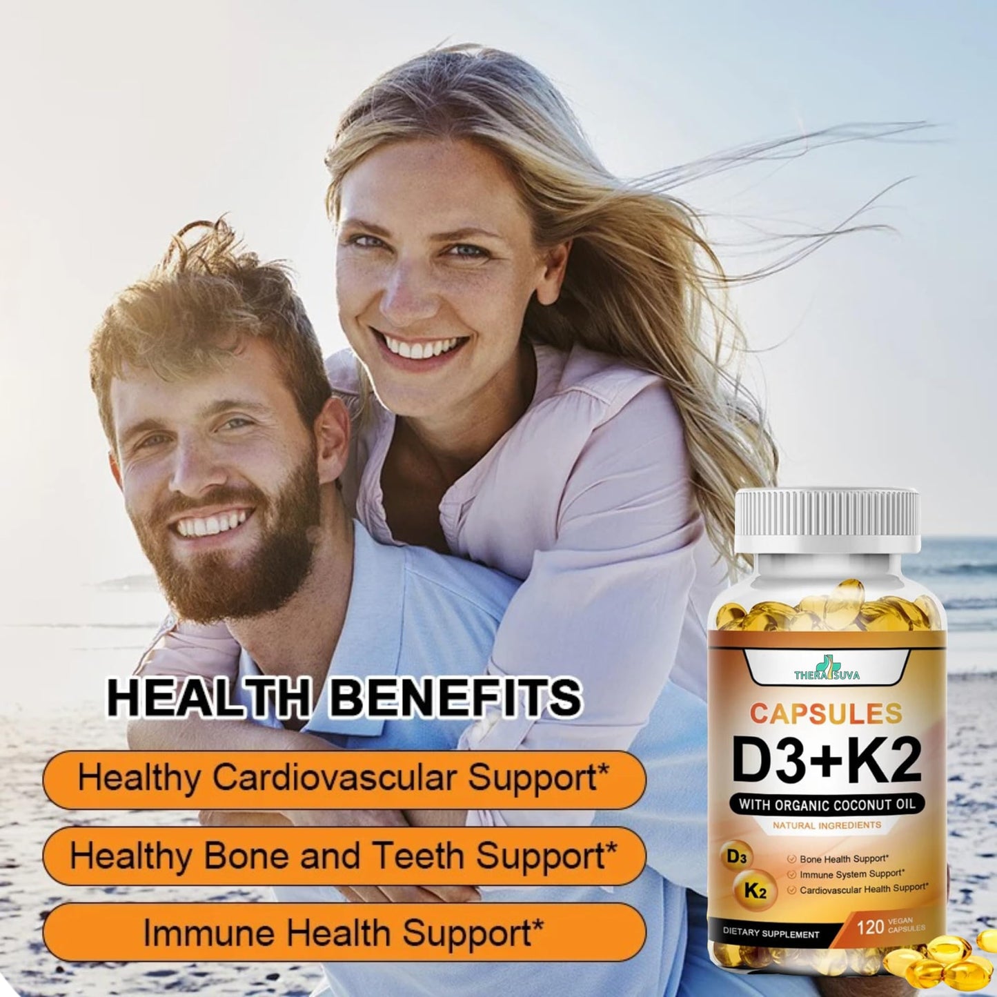 TheraSuva suplemento vitamina d3 para salud cardiovascular