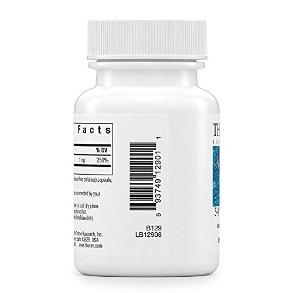THORNE suplemento metilfolato activo para salud general