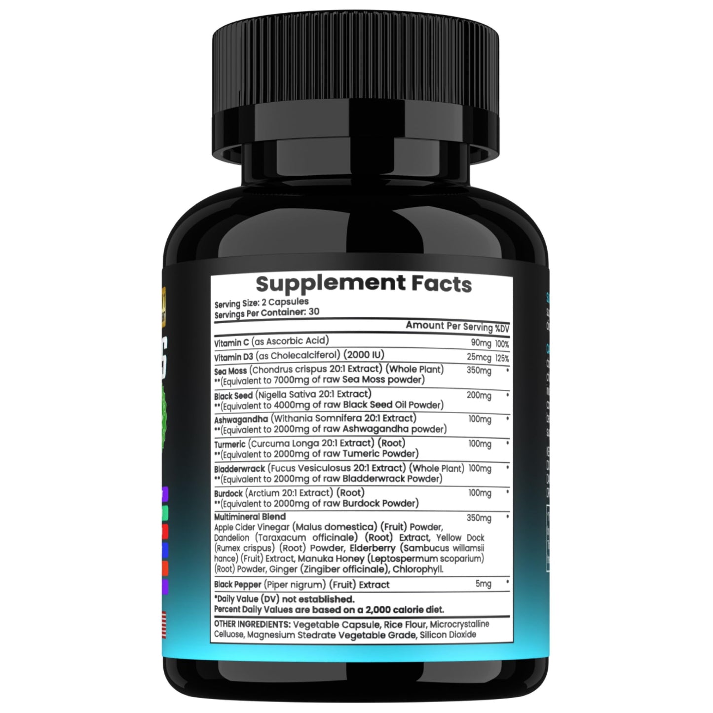 TM NATURALS frutas y verduras con insignias de certificación
