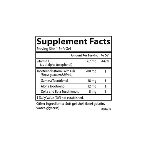 Tocotrienoles calidad potenciada Carlson Labs