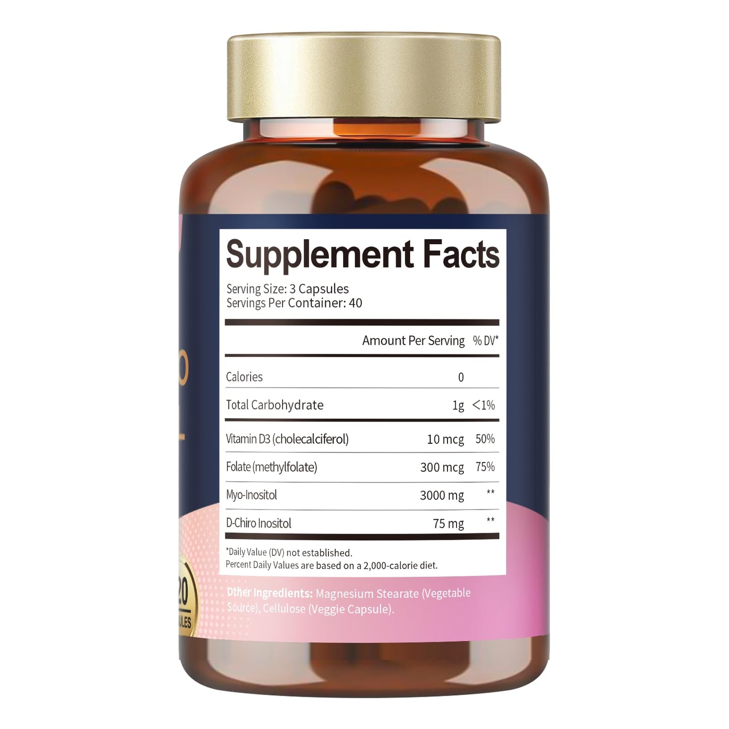 Totaria cápsulas Myoinositol y multivitamínico para soporte hormonal