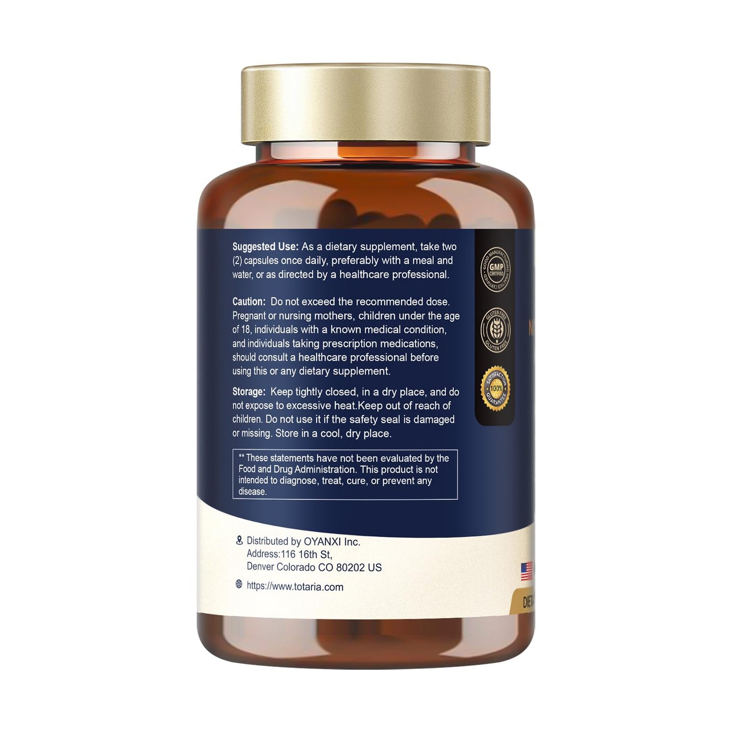 Totaria NMNH suplemento adicional cápsulas health
